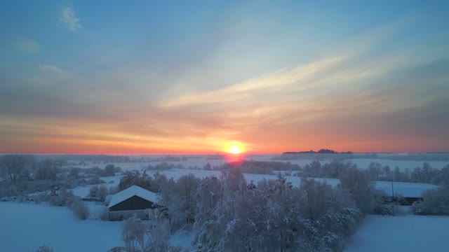 Winter sunrise